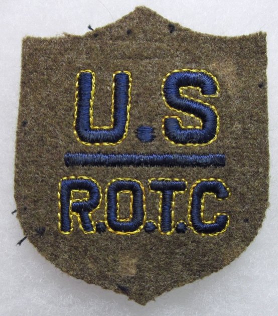 US 1920's-30's Army Rerserve Officer Training Corps Sleeve Insignia, Chemical Corps — image 2