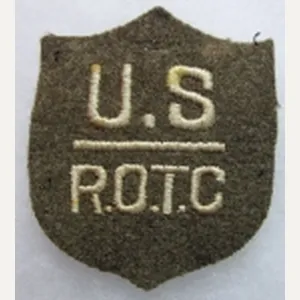US 1920's-30's Army Rerserve Officer Training Corps Sleeve Insignia, Quartermaster …