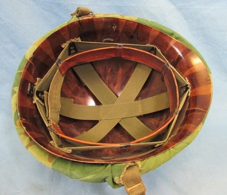  US Vietnam War GI Steel Helmet and Camouflage Cover — image 5