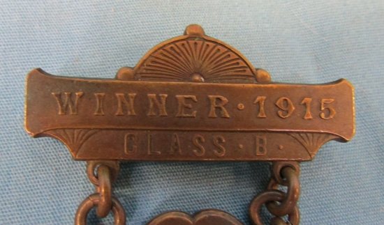  US Pre WWI National Trophy Badge, Gallery Championship 1915 — image 3