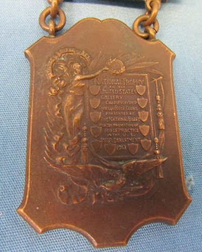  US Pre WWI National Trophy Badge, Gallery Championship 1915 — image 4