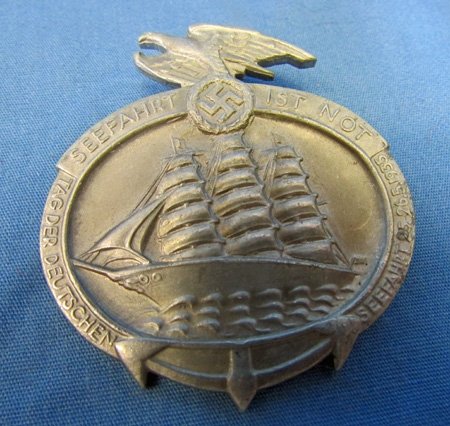 German WWII Tag Der Deutschen Seefahrt Tinnie 1935 — image 3