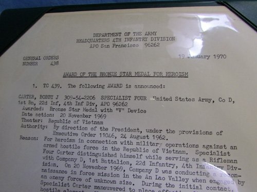  US Vietnam War, Bronze Star & Document Grouping, 4th Division — image 7