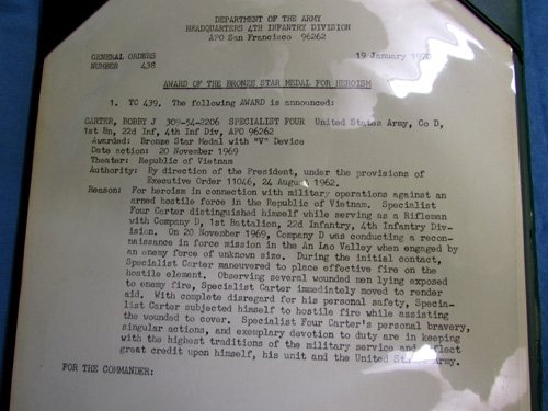  US Vietnam War, Bronze Star & Document Grouping, 4th Division — image 8