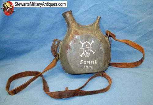  French WWI Double Spout Canteen, — image 4