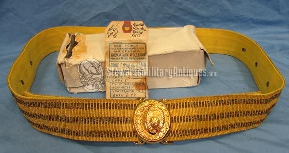  Soviet Cold War Era General Officers Parade Belt & Buckle — image 2