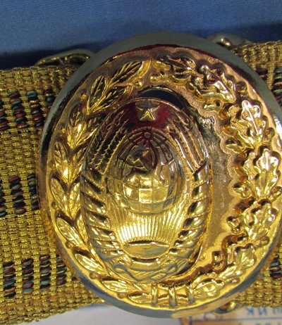  Soviet Cold War Era General Officers Parade Belt & Buckle — image 3