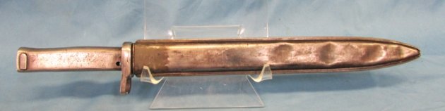  German WWI Ersatz Bayonet EB-13, FAG Marked Scabbard — image 2