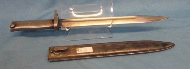  German WWI Ersatz Bayonet EB-13, FAG Marked Scabbard — image 4