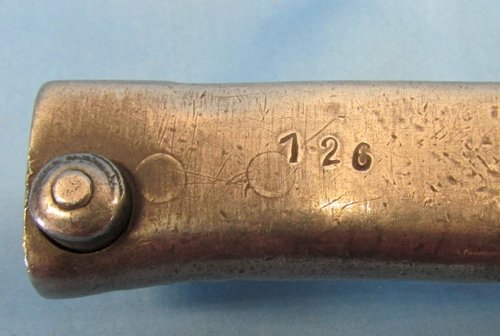  German WWI Ersatz Bayonet EB-13, FAG Marked Scabbard — image 5