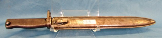  German WWI Ersatz Bayonet EB-5, FAG Scabbard — image 2