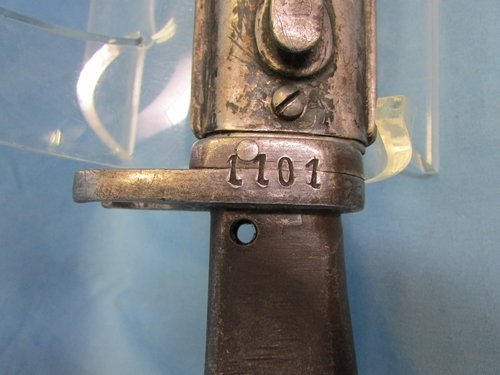  German WWI Ersatz Bayonet EB-5, FAG Scabbard — image 3