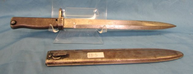  German WWI Ersatz Bayonet EB-5, FAG Scabbard — image 5