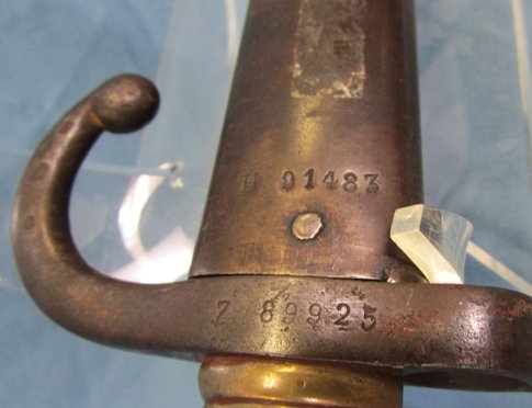  French M1866 Chassepot Bayonet, St. Etienne 1872 — image 3