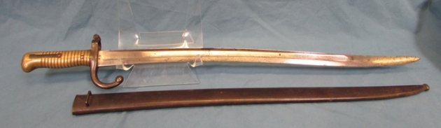  French M1866 Chassepot Bayonet, St. Etienne 1872 — image 5
