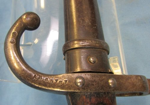  French M1874 Gras Bayonet, Dated 1880 — image 3