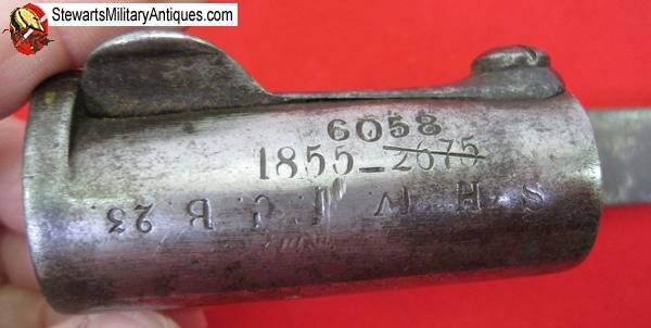  Danish M1854 Socket Bayonet, Suhler Tapriffel — image 6