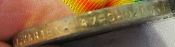  British WWI Victory Medal, American, 47th Canadian Inf, Military Medal Winner — image 5