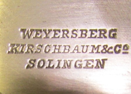  Argentine Artillery Bolo, Matching Numbers, Weyersberg Mfg — image 7