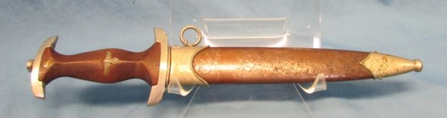  German WWII M1933 SA Enlisted Dagger, Gebr Heller — image 2