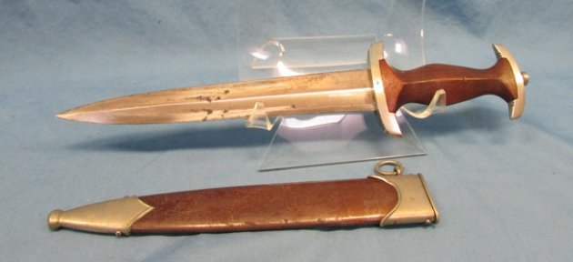  German WWII M1933 SA Enlisted Dagger, Gebr Heller — image 7