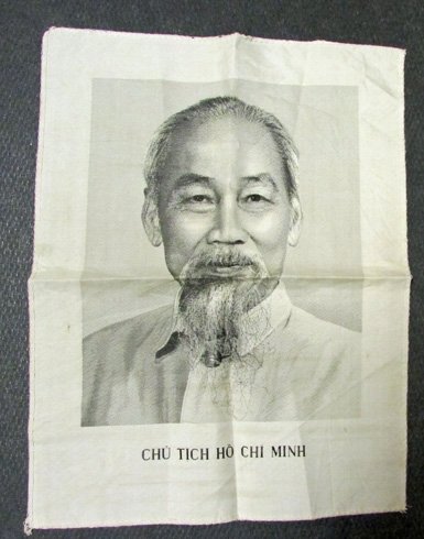  Vietnam War Era, Ho Chi Minh Embroidered Wall Hanging — image 2