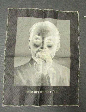  Vietnam War Era, Ho Chi Minh Embroidered Wall Hanging — image 4