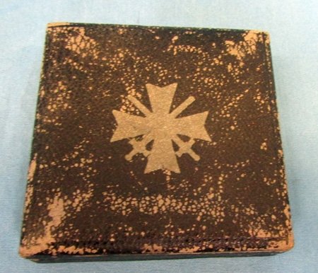  German WWII War Service Cross 1st Class with Swords, Cased, Marked 65 — image 2