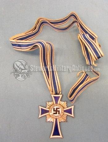  German WWII Mothers Cross in Silver — image 2