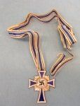 German WWII Mothers Cross in Silver