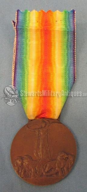  Italian WWI Victory Medal and Ribbon — image 2