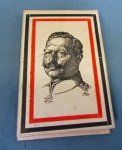 German WWI Patriotic Pocket Mirror & Notebook, Kaiser Wilhelm II