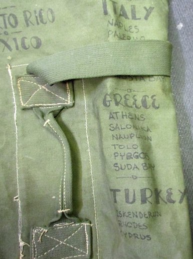 US Korean War Era Issue Duffle Bag, Cities & Countries, Spanish Toreador — image 6