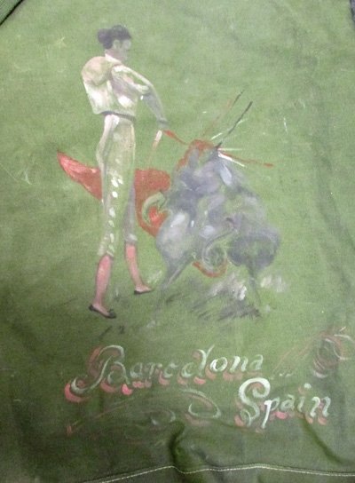 US Korean War Era Issue Duffle Bag, Cities & Countries, Spanish Toreador — image 7