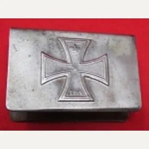 German WWI Trench Art Matchsafe, Iron Cross