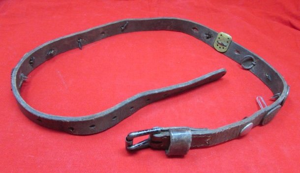 German WWI Leather Hate Belt — image 2