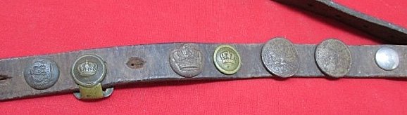 German WWI Leather Hate Belt — image 3