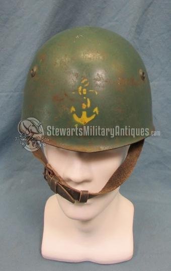  Italian WWII M1933 Steel Helmet Republican Navy — image 2