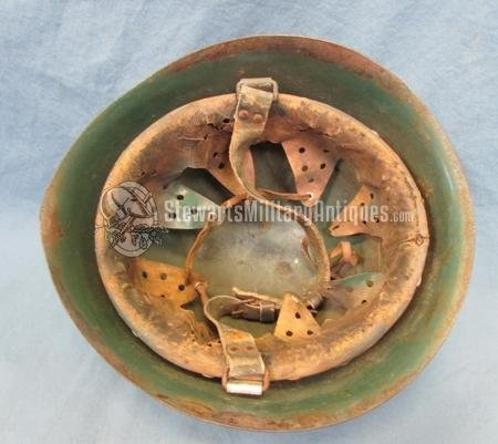  Italian WWII M1933 Steel Helmet Republican Navy — image 6