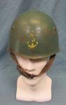 Italian WWII M1933 Steel Helmet Republican Navy