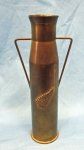 New Zealand WWII Trench Art Vase, US 37mm Shell Casing