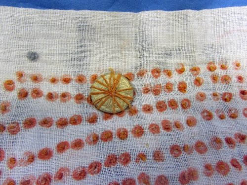  Japanese WWII 1000 Stitch Belt, Coins, Kanji — image 3