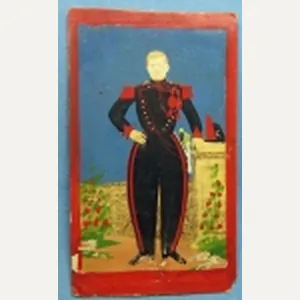 French, Second Empire Era CDV, Fantastic Colorized Artillery Image