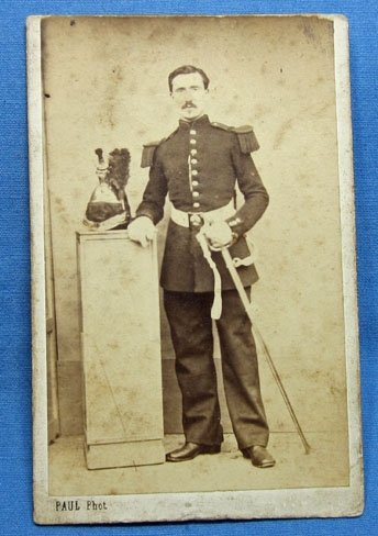 French, Second Empire Era CDV, Cuirassier — image 2