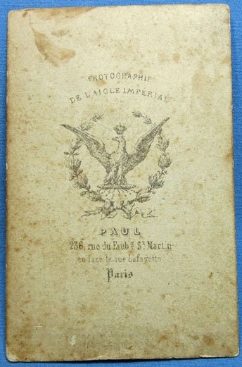 French, Second Empire Era CDV, Cuirassier — image 3