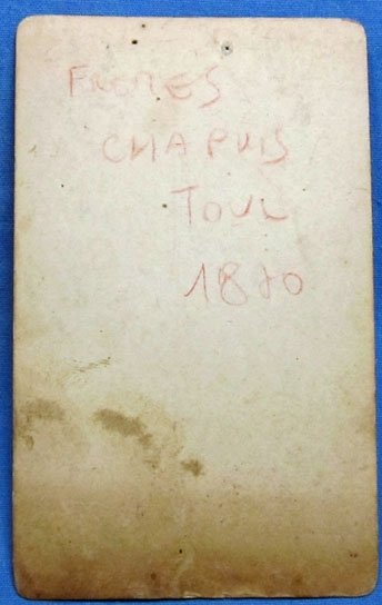 French, Second Empire Era CDV, Armed Franc-Tireur 1870 — image 3