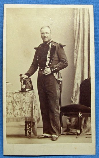 French, Second Empire Era CDV, Musician, Engineers — image 2