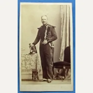 French, Second Empire Era CDV, Musician, Engineers