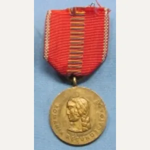 Romanian WWII Anti-Communism Medal & Ribbon