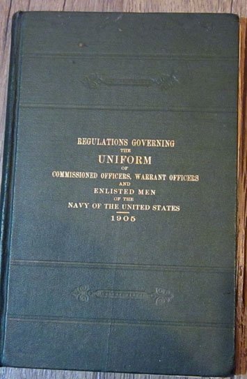 US Great White Fleet Era, US Navy Uniform Regulations 1905, 32 Uniform Plates & USN Recruits Handy Book 1910 — image 2